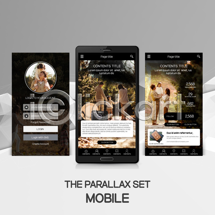 화목 30대 남자 성인 어린이 여러명 여자 한국인 PSD 모바일템플릿 웹템플릿 템플릿 가을 가족 모바일 모바일웹 스마트폰 아빠 엄마 이미지템플릿 패럴렉스