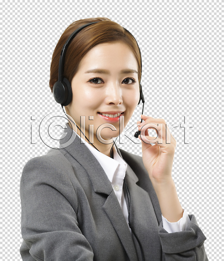 20대 성인 성인여자한명만 여자 한국인 한명 PNG 옆모습 편집이미지 미소(표정) 상담원 상반신 앉기 텔레마케팅 편집소스 헤드셋