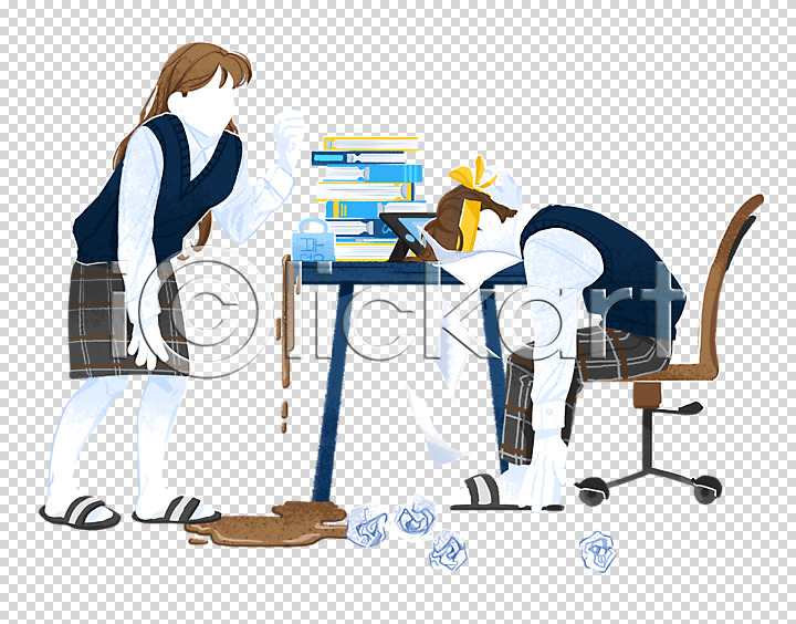 남자 두명 십대만 여자 청소년 PNG 편집이미지 교복 기절 누끼 머리띠 문제집 서기 수면부족 쌓기 쏟아짐 앉기 엎드리기 열공 응원 의자 전신 주먹 책 책더미 책상 커피 커피잔 파이팅 편집 편집소스 학생 학습지
