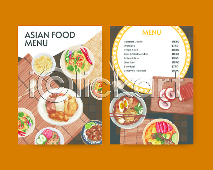 사람없음 JPG 포토 해외이미지 그릇 나무도마 도마(주방용품) 동양음식 라면 메뉴판 면류 베이지색 숟가락 요리 원형 육류 접시 젓가락 중식 포크 해외포토 홍콩